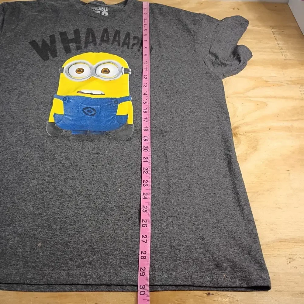 Despicable Me Minions T-Shirt Lot of 2 Mens XL Best Gift Ever Whaaaa Graphic Tee
